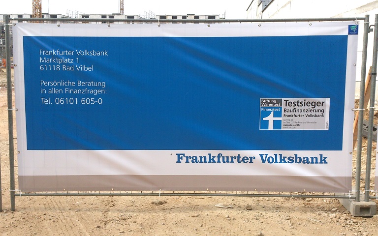 Bauzaun-Banner